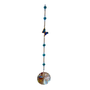 Crystal Rainbow Rivoli 40mm Glass Beads Butterfly (CRB030A)